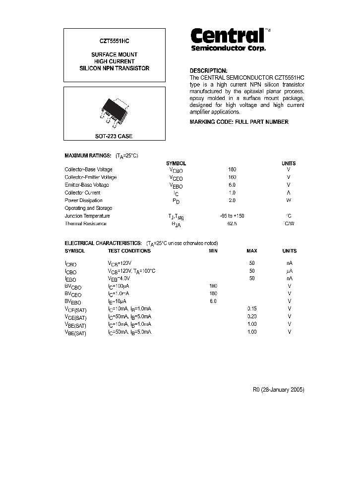 CZT5551HC_635452.PDF Datasheet