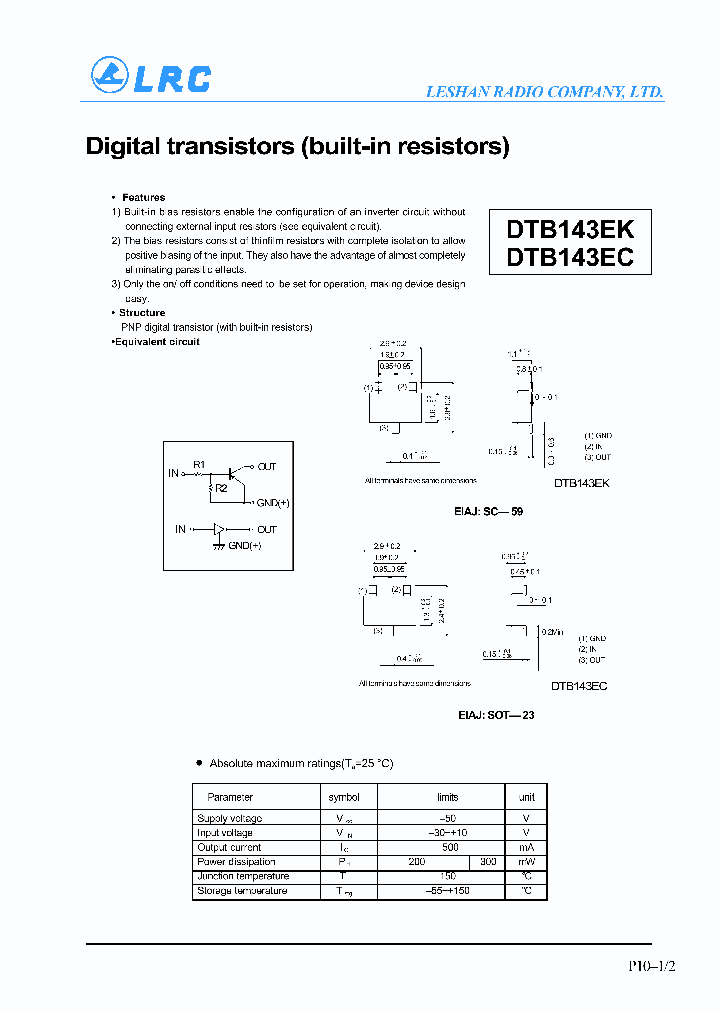 DTB143EC_725968.PDF Datasheet