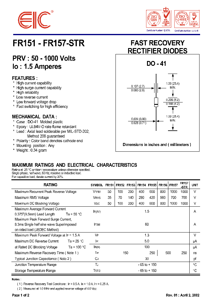 FR153_591320.PDF Datasheet