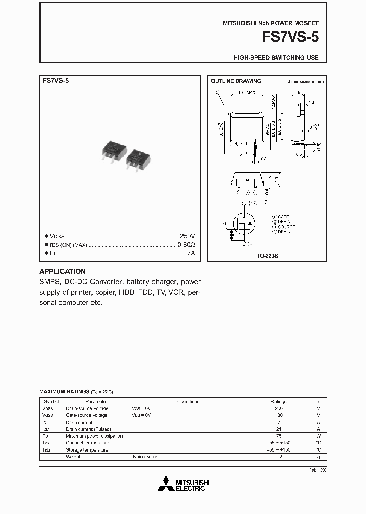 FS7VS-5_583199.PDF Datasheet