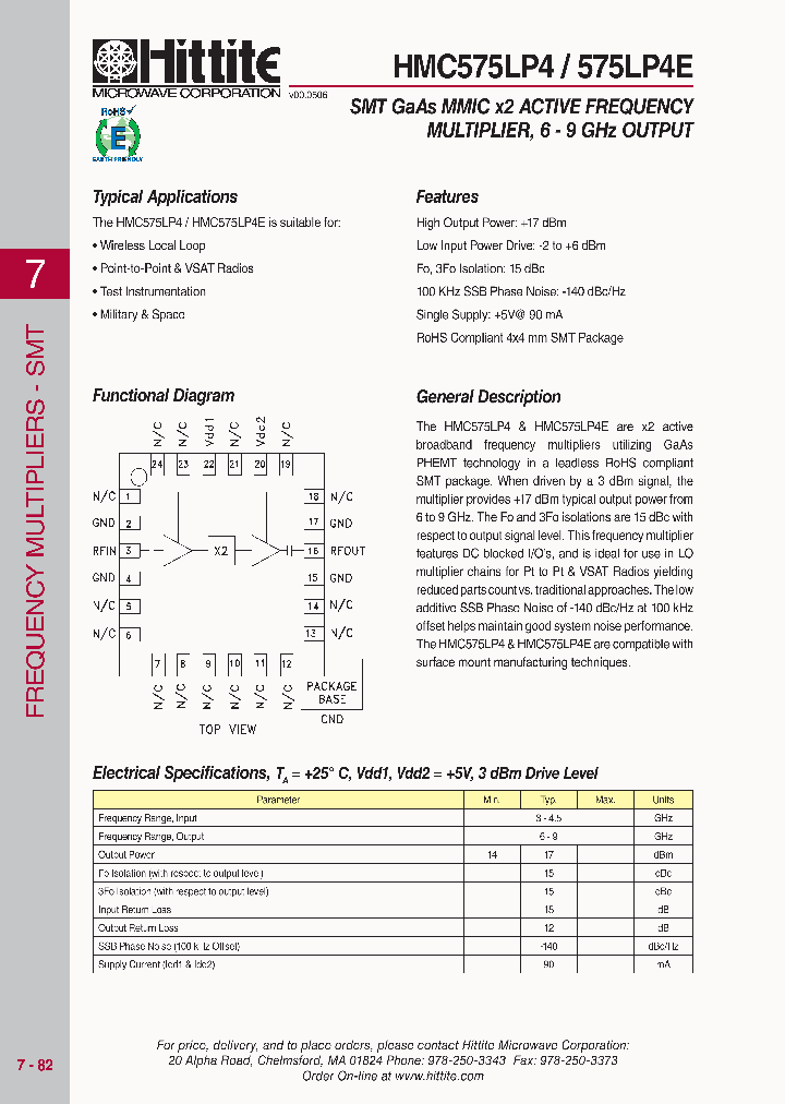 HMC575LP4_583581.PDF Datasheet
