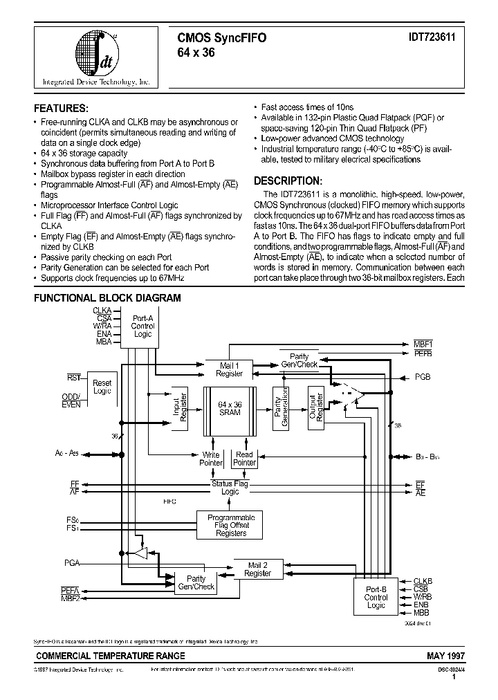 IDT723611_74239.PDF Datasheet