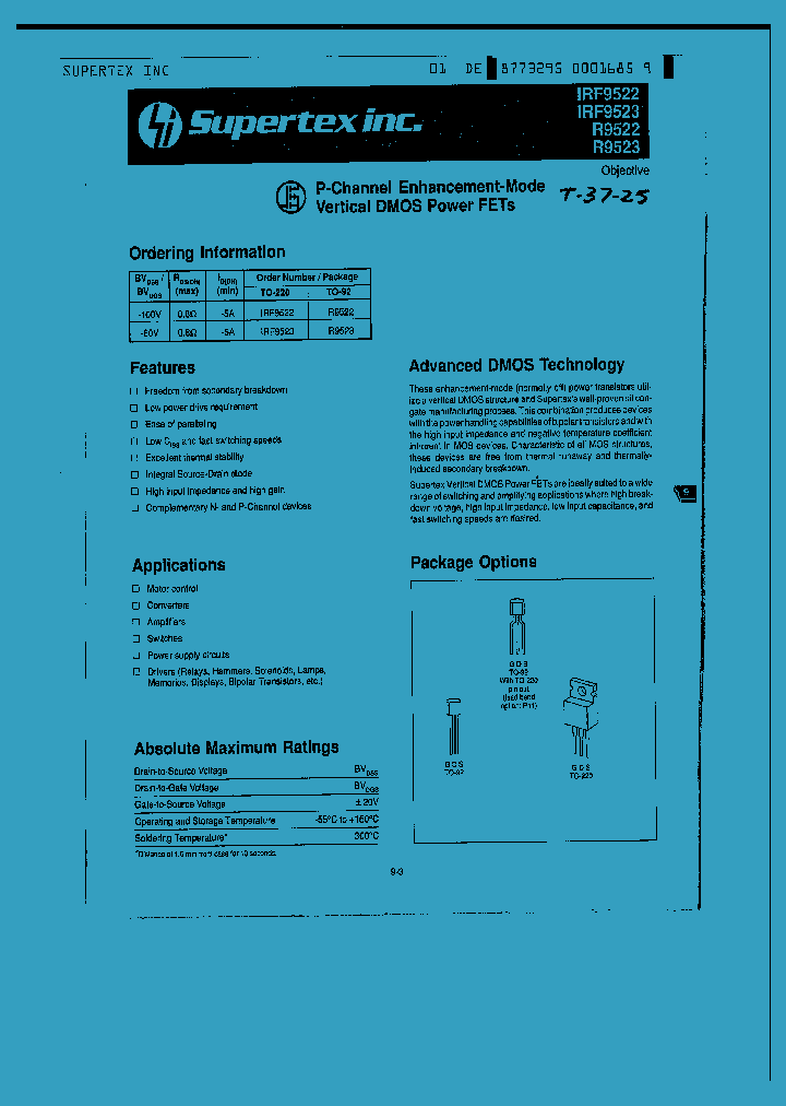 IRF9522_5923.PDF Datasheet