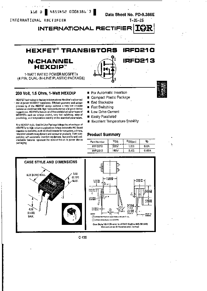 IRFD213_772656.PDF Datasheet