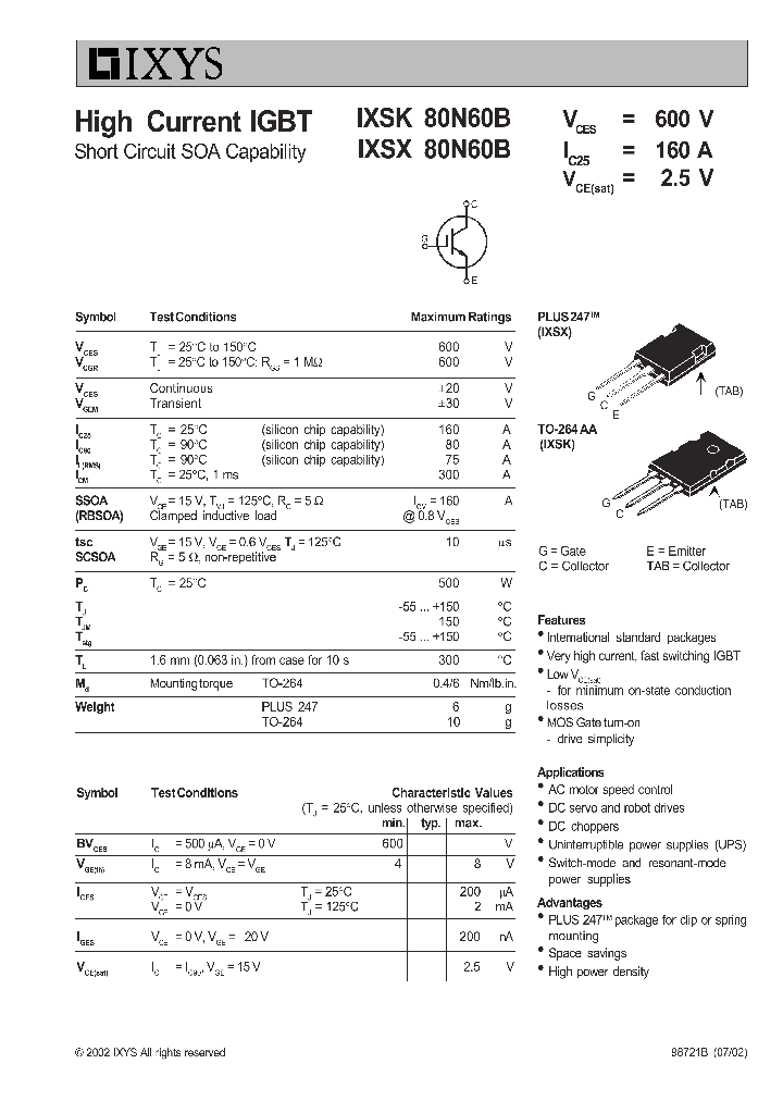 IXSK80N60B_731370.PDF Datasheet