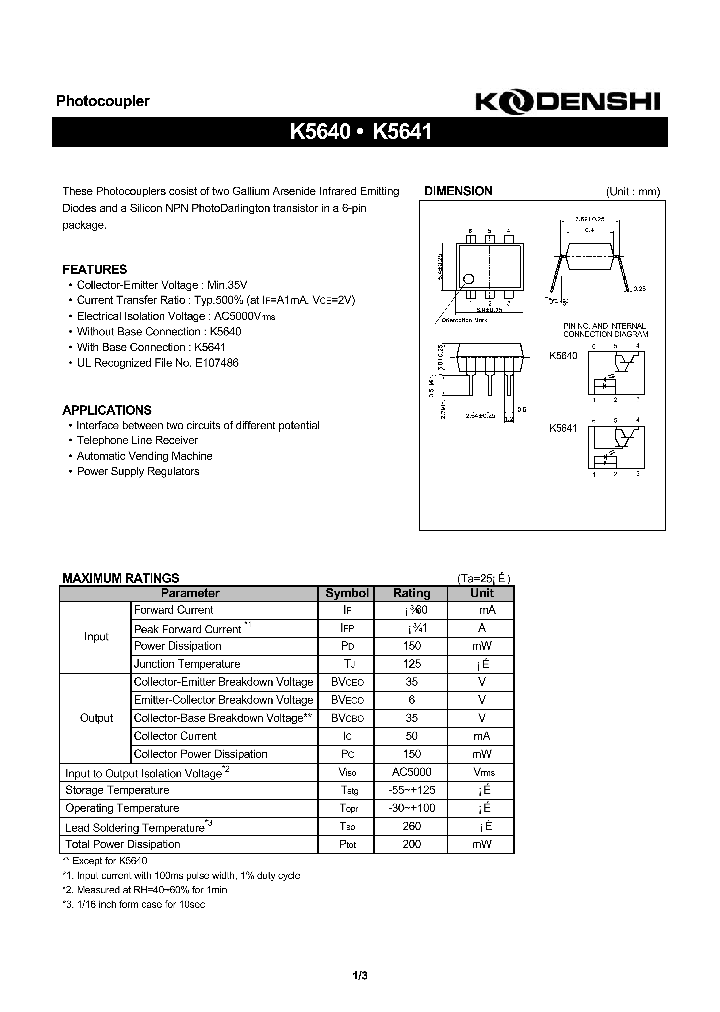 K5640_764652.PDF Datasheet