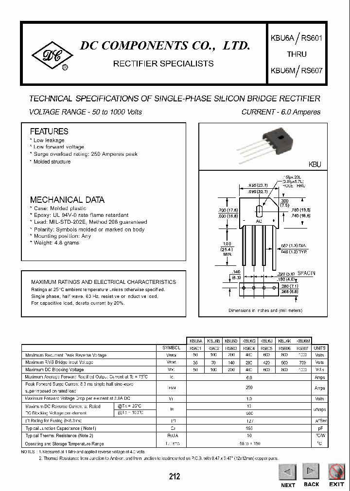 KBU6B_437420.PDF Datasheet