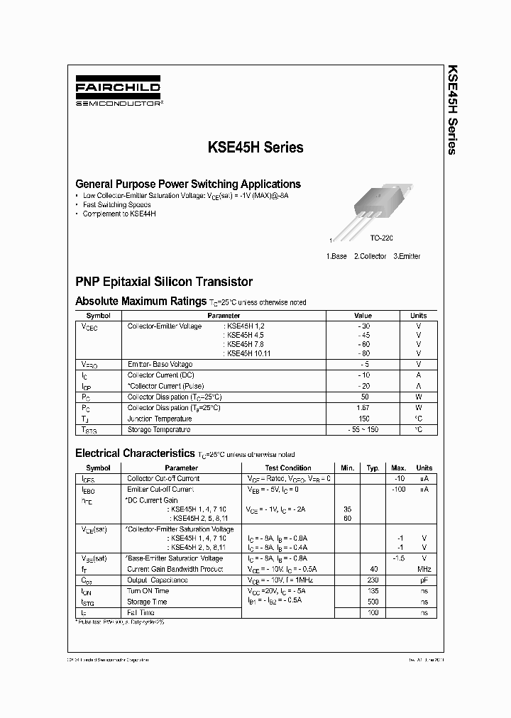 KSE45H1_579501.PDF Datasheet