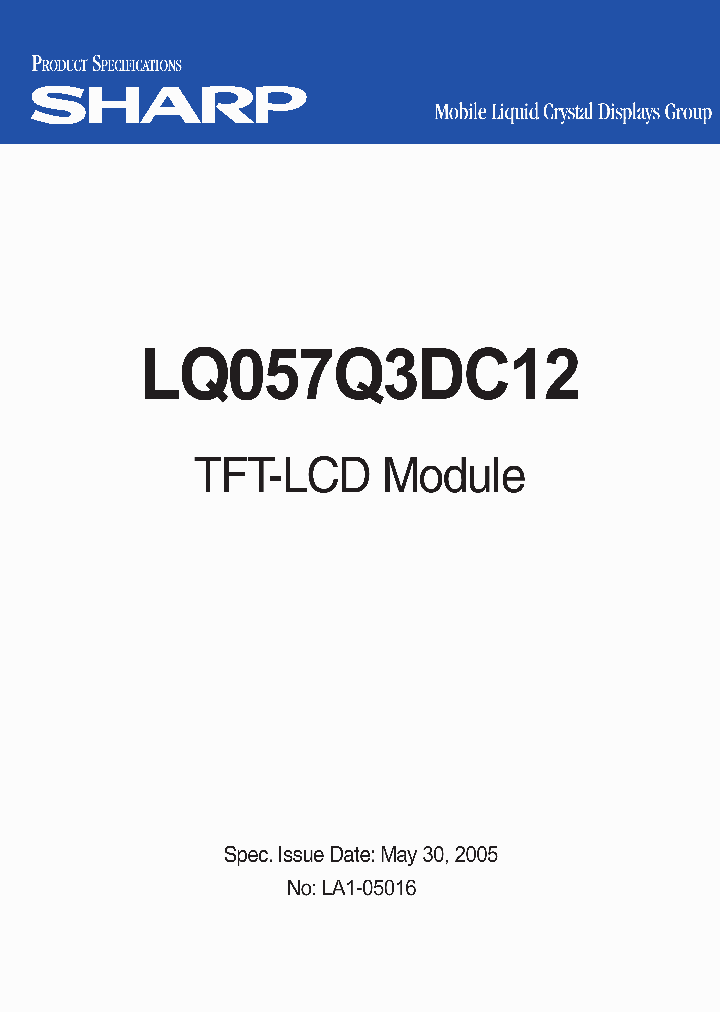LQ057Q3DC12_585924.PDF Datasheet