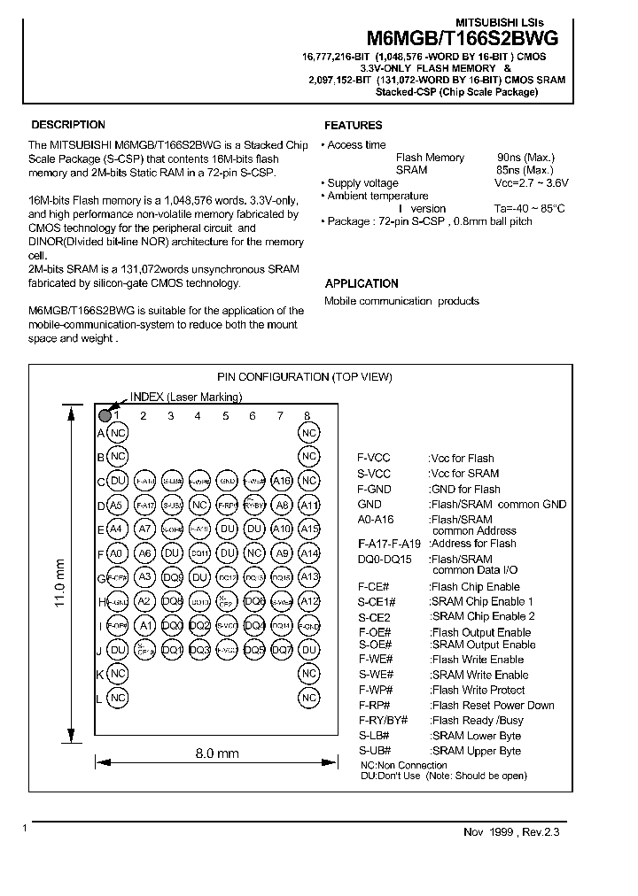 M6MGBT166S2BWG_198257.PDF Datasheet