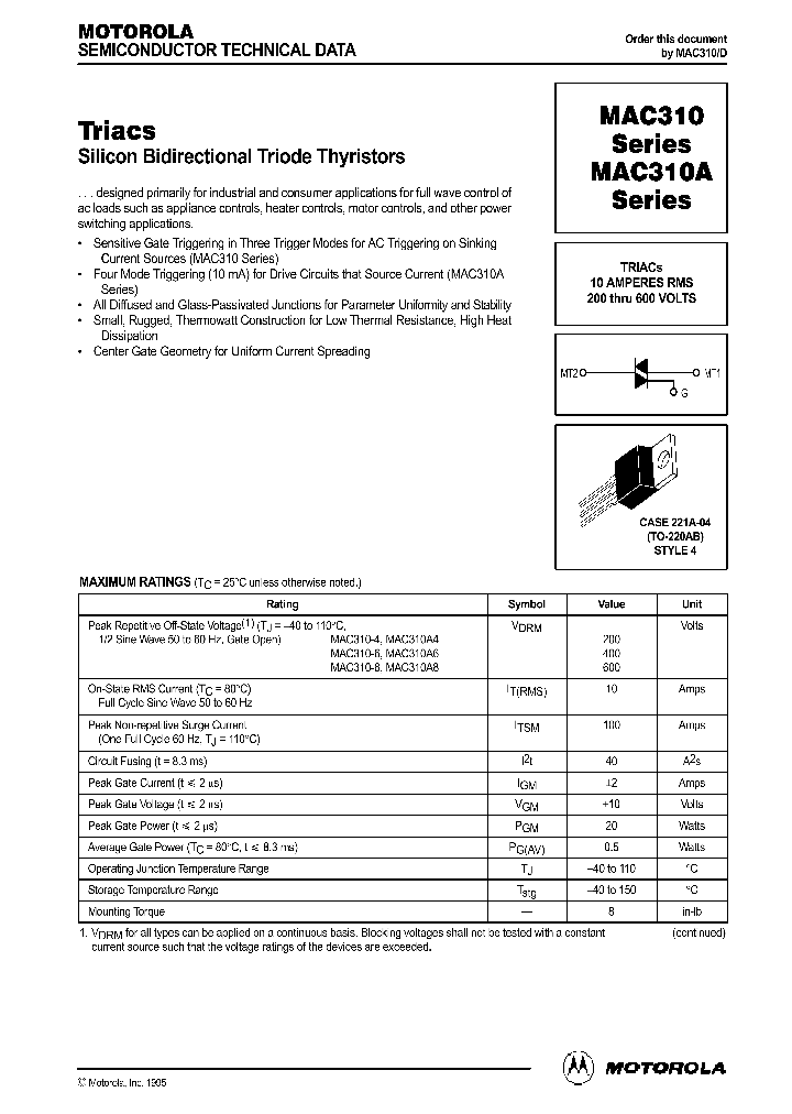 MAC310A8_610044.PDF Datasheet