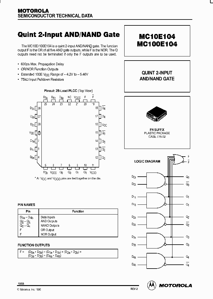 MC10E104_88302.PDF Datasheet