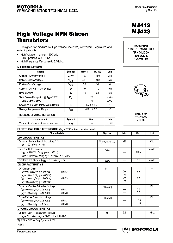 MJ413_600382.PDF Datasheet