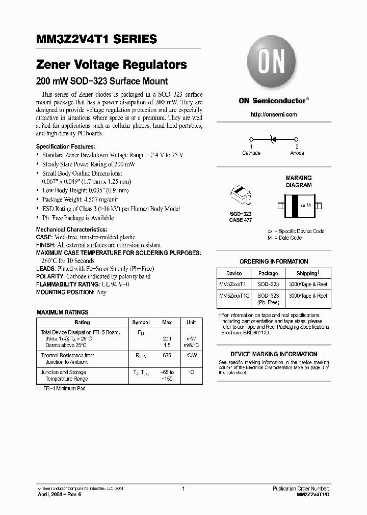 MM3Z30VT1G_562292.PDF Datasheet