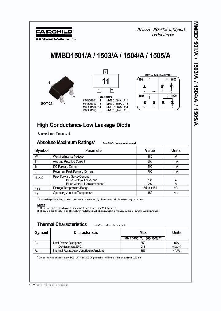 MMBD1501_184003.PDF Datasheet
