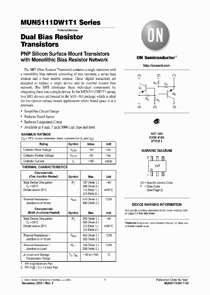 MUN5111DW1T1_573307.PDF Datasheet