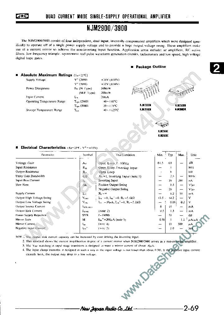 NJM2900_401139.PDF Datasheet