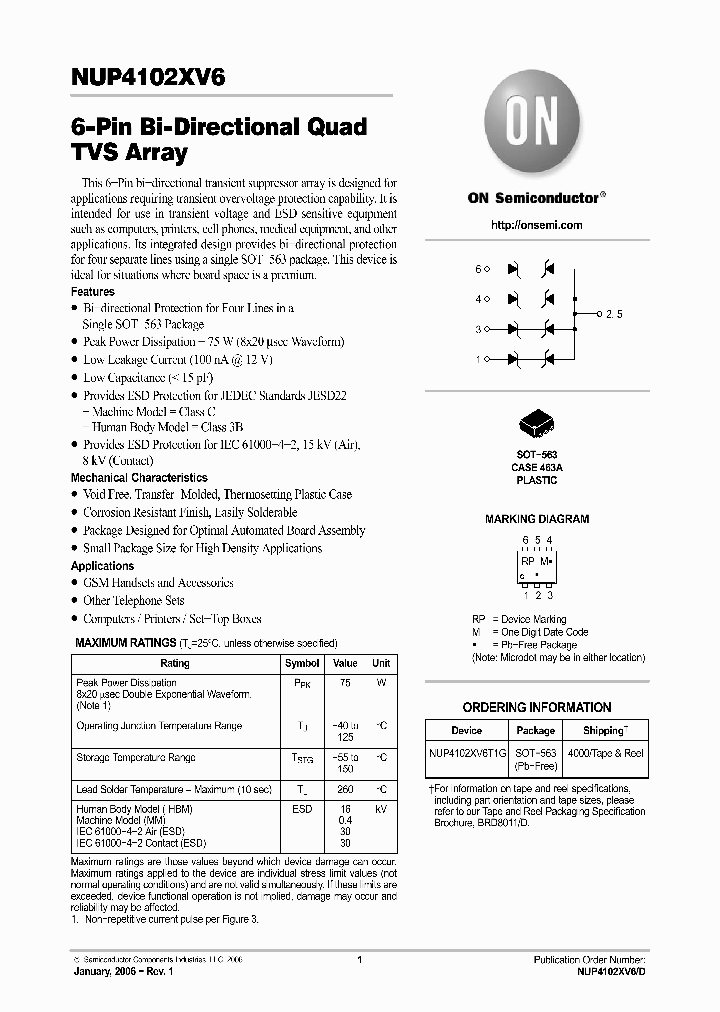 NUP4102XV6T1G_561534.PDF Datasheet