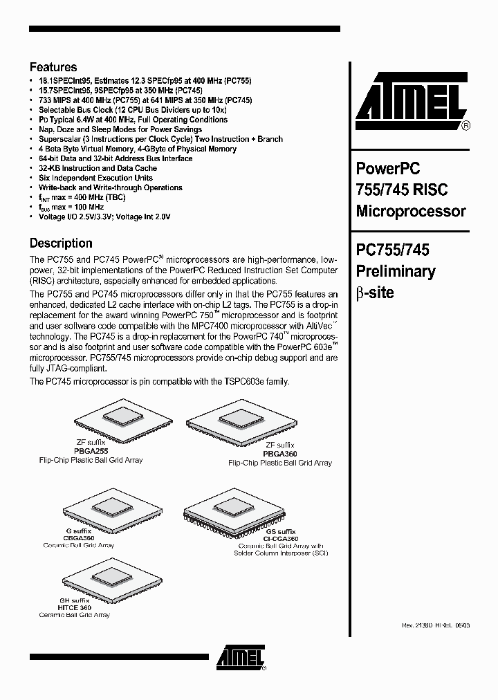 PC755CVGU400LE_700523.PDF Datasheet