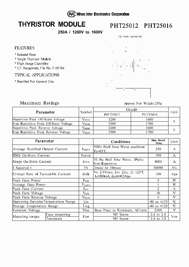 PHT25016_590056.PDF Datasheet