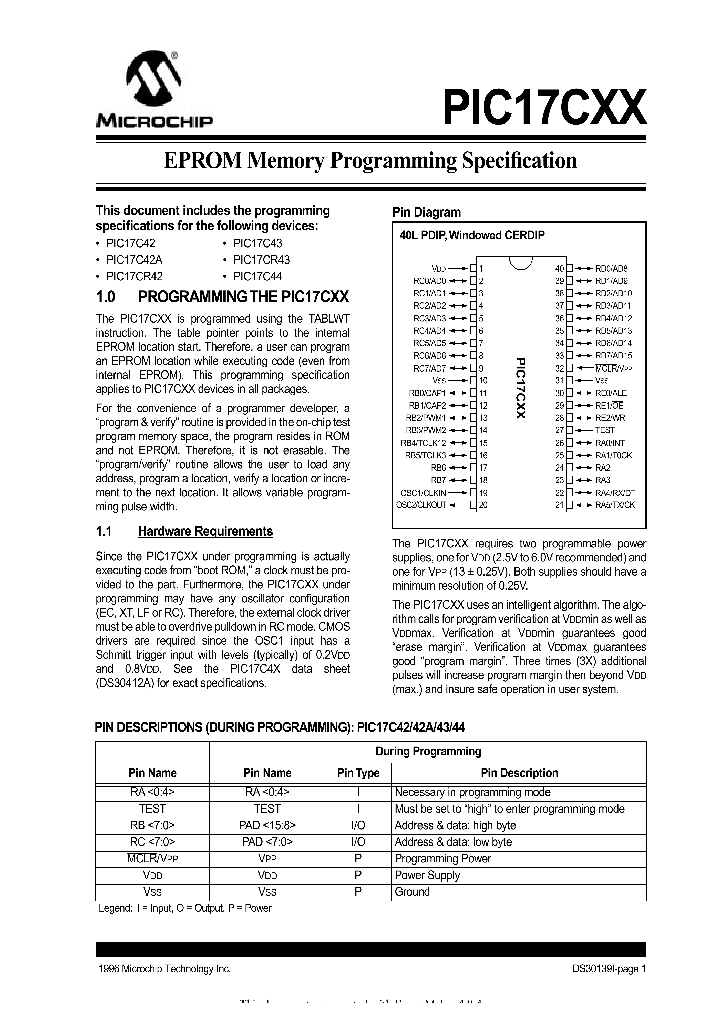 PIC17CC44_463936.PDF Datasheet