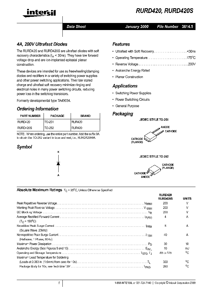 RURD420S_718410.PDF Datasheet