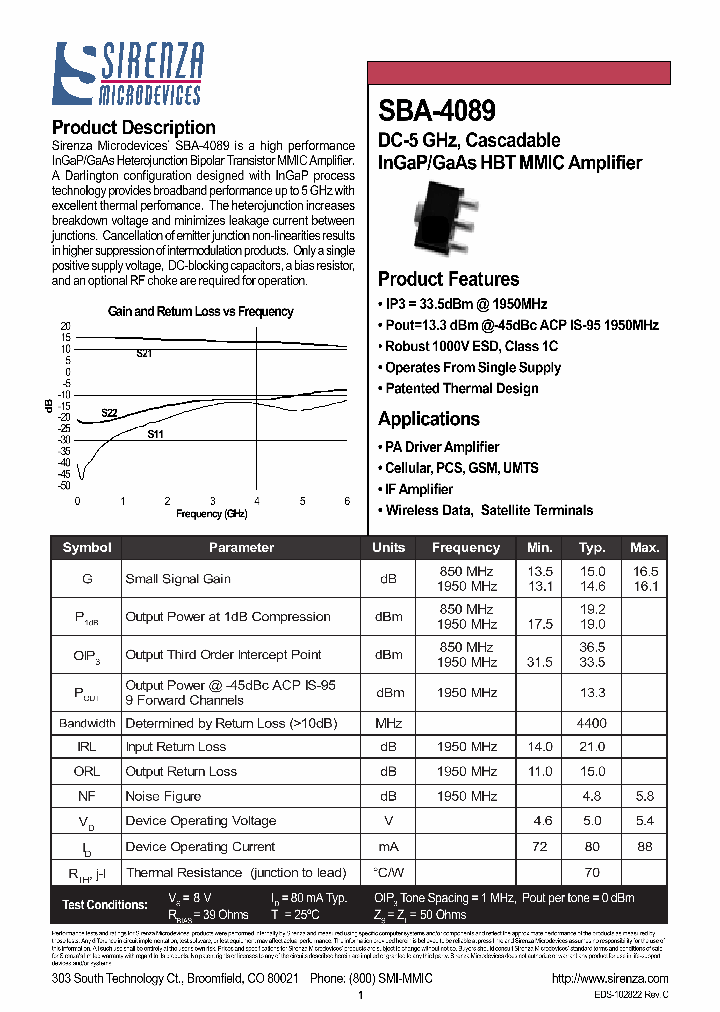 SBA-4089_737519.PDF Datasheet