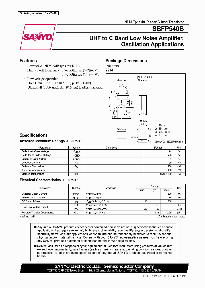 SBFP540B_693825.PDF Datasheet