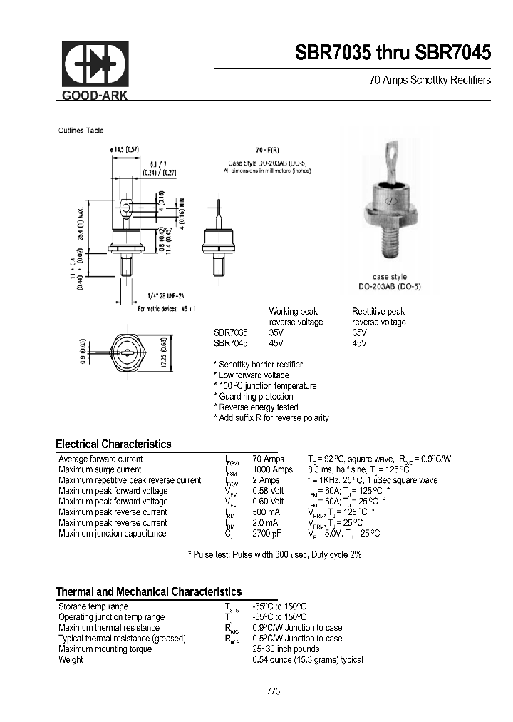 SBR7035_626376.PDF Datasheet