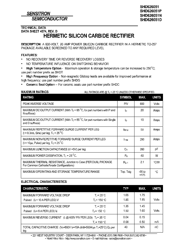 SHD626051N_637050.PDF Datasheet