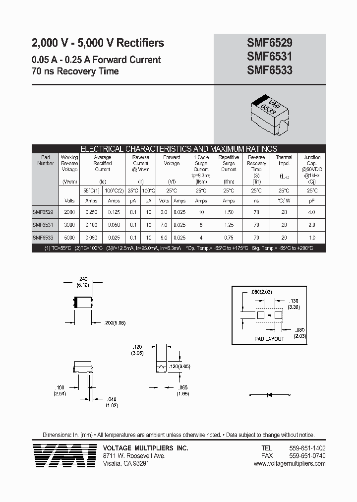 SMF6531_705900.PDF Datasheet