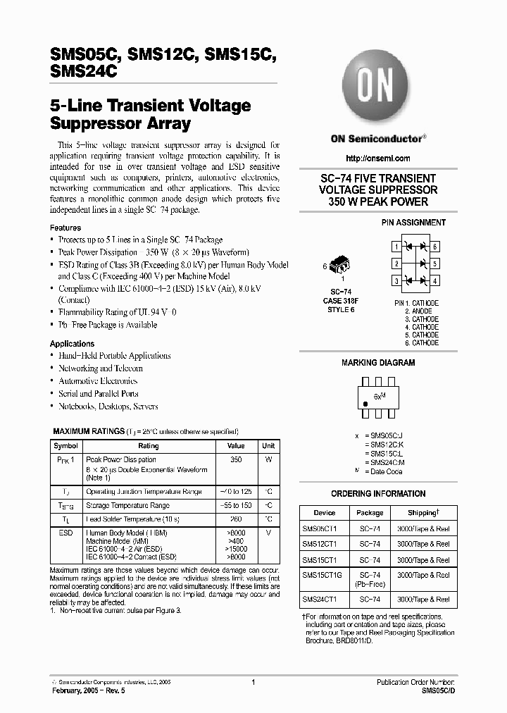 SMS15CT1G_752797.PDF Datasheet
