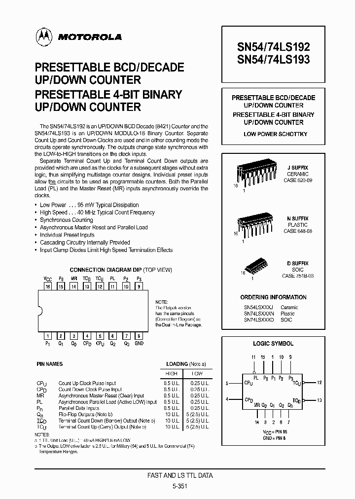 54LS193_338544.PDF Datasheet