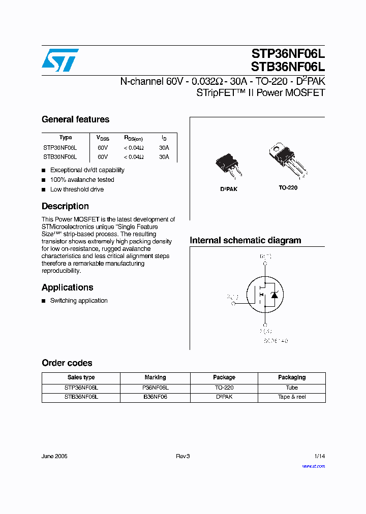 STP36NF06L_677350.PDF Datasheet