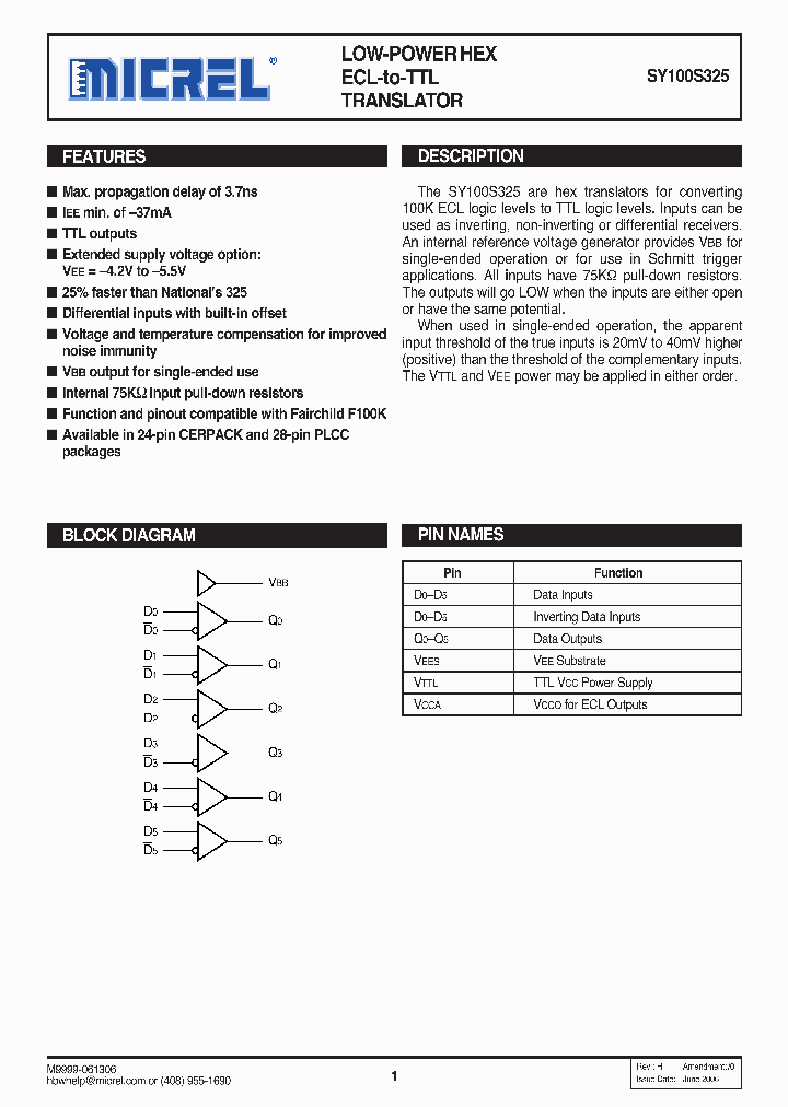 TRANSLATOR_600050.PDF Datasheet