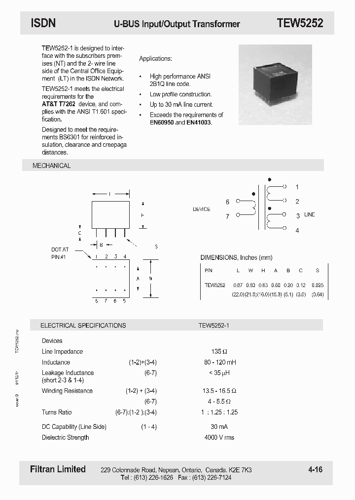 TEW5252-1_725909.PDF Datasheet