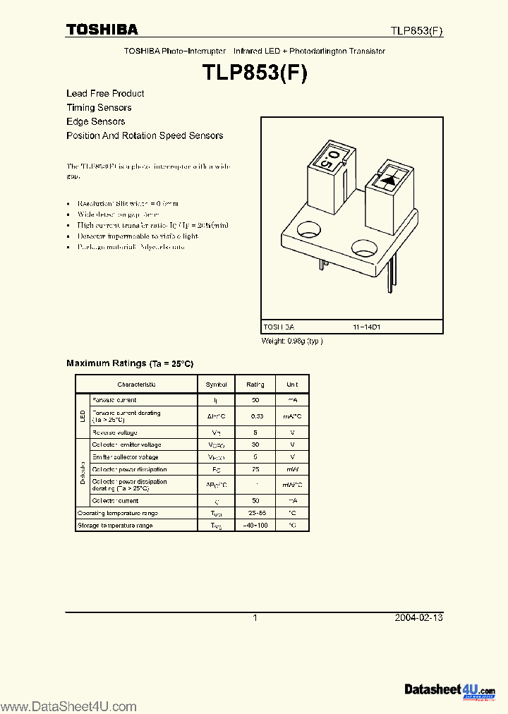 TLP853F_676829.PDF Datasheet