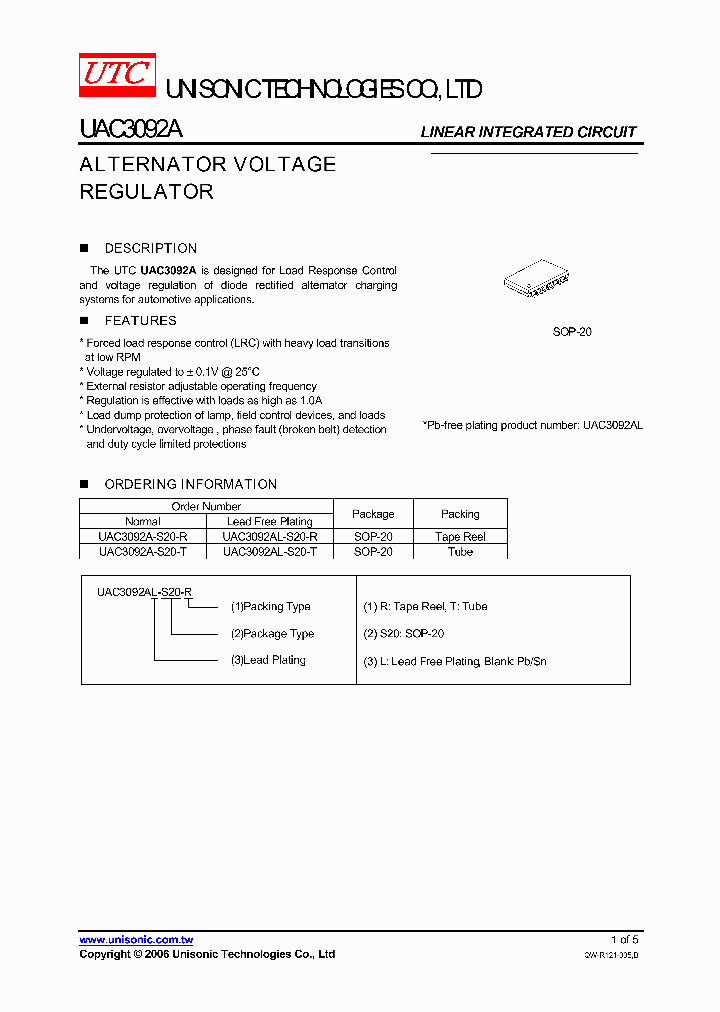 UAC3092AL-S20-R_749569.PDF Datasheet