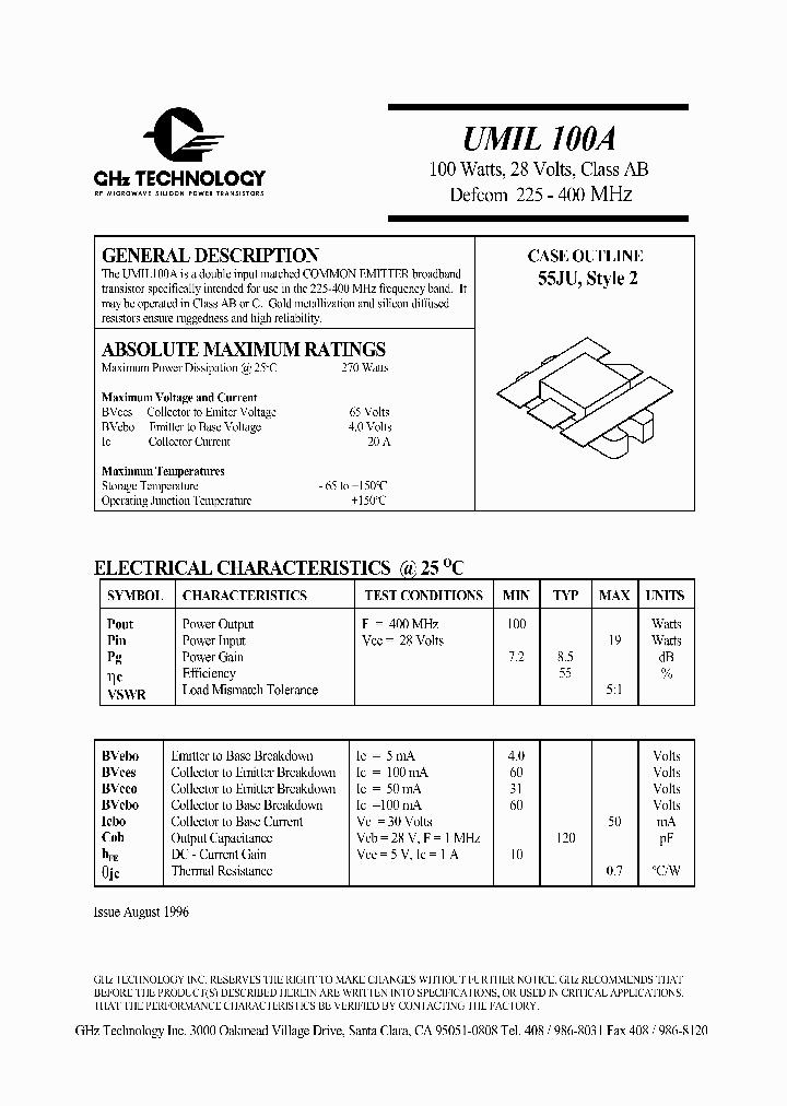 UMIL100A_649577.PDF Datasheet