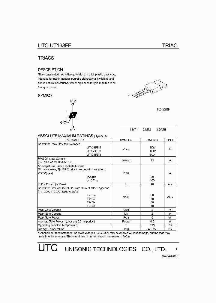 UT138FE_750913.PDF Datasheet