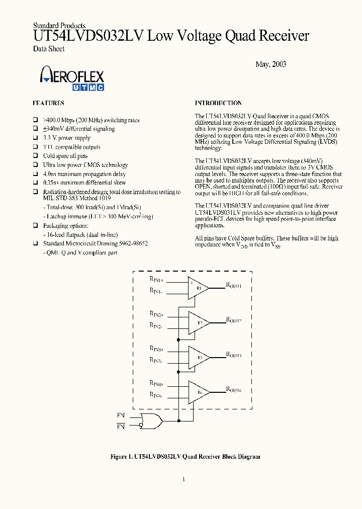 UT54LVDS032LV-UPC_668970.PDF Datasheet