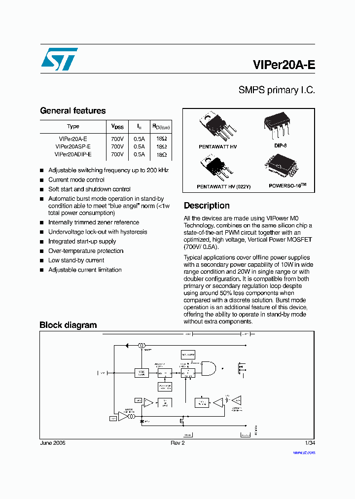 VIPER20A-E_751732.PDF Datasheet