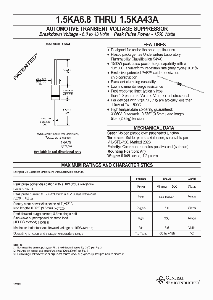 15KA68A_1025911.PDF Datasheet