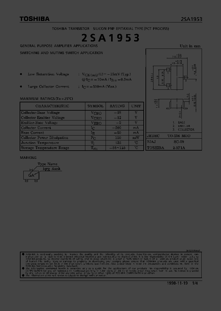 2SA1953_1022265.PDF Datasheet