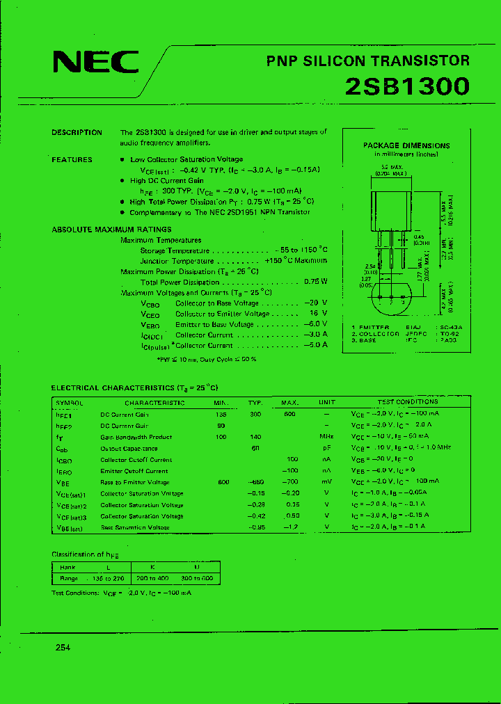 2SB1300_1020829.PDF Datasheet