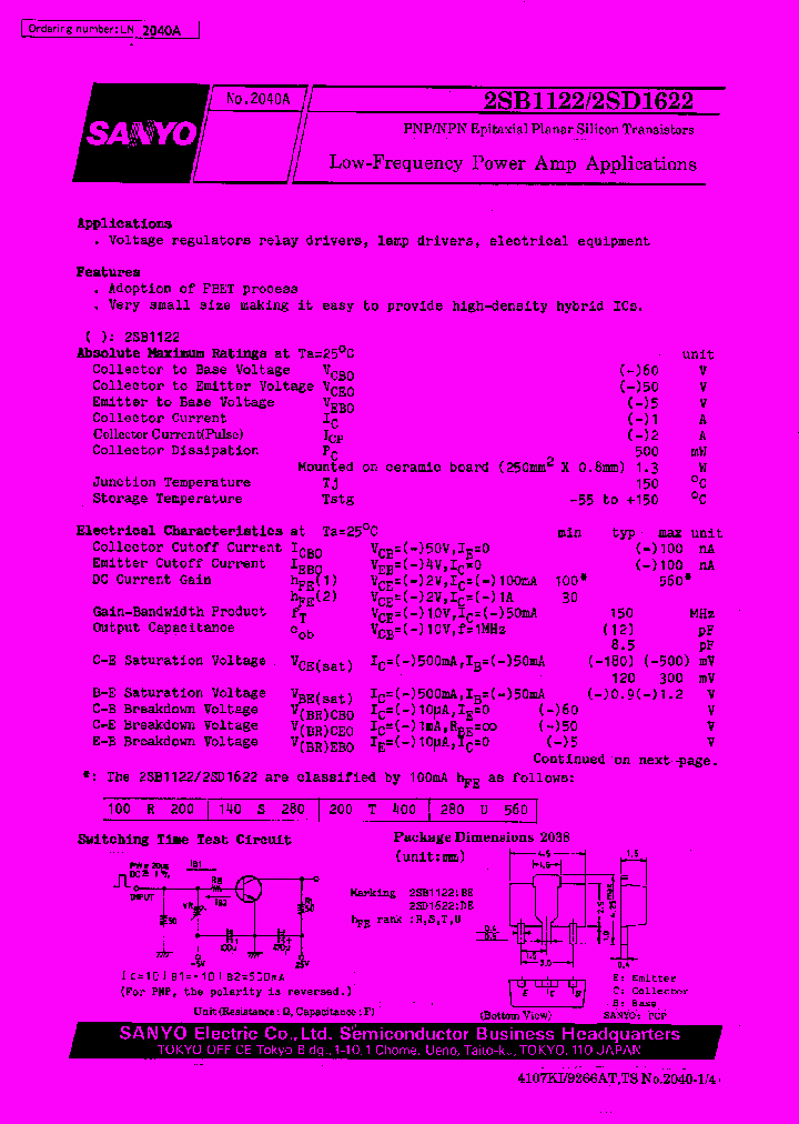 2SD1622_823609.PDF Datasheet