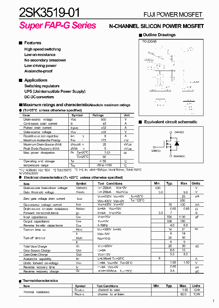 2SK3519_936375.PDF Datasheet