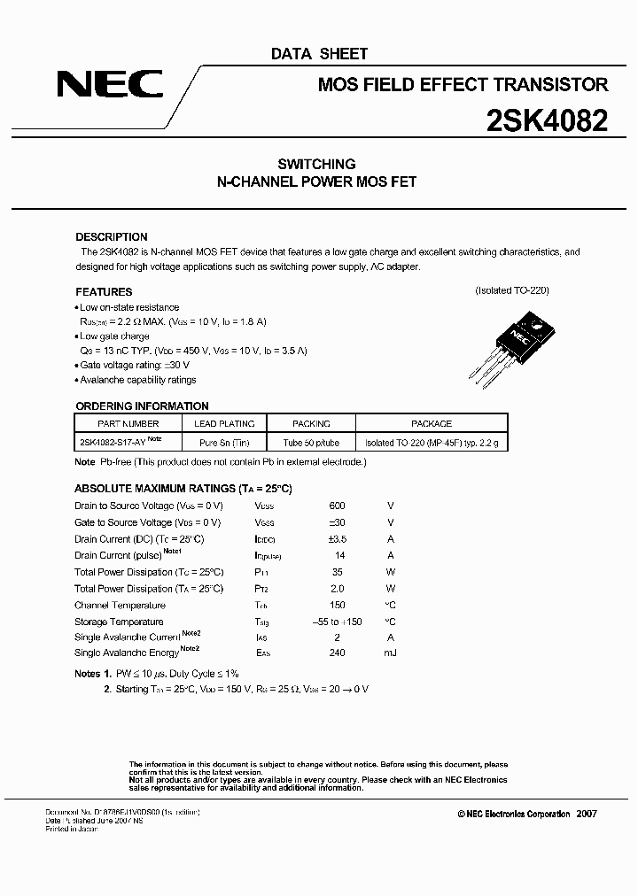 2SK4082_952859.PDF Datasheet