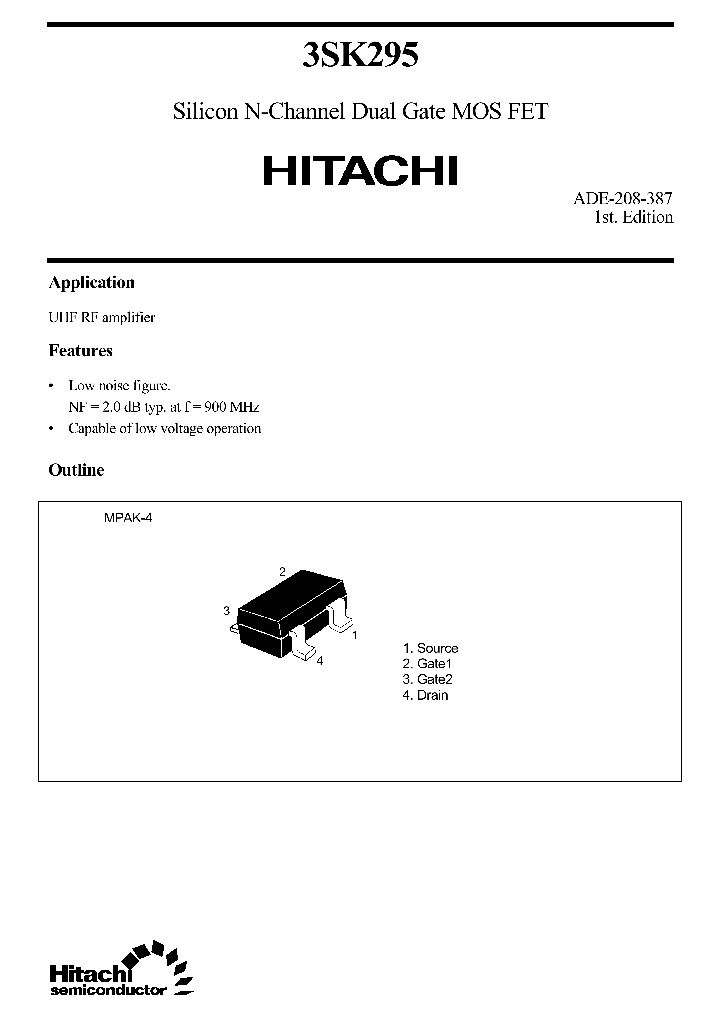 3SK295_935850.PDF Datasheet