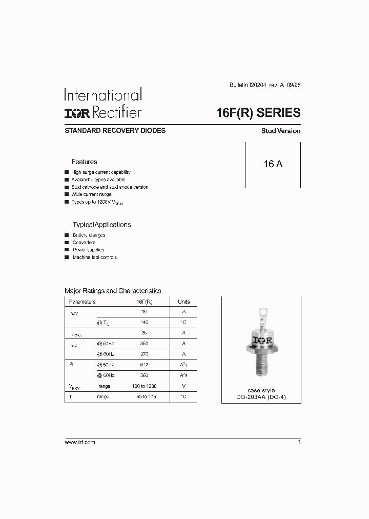 A16F100_958890.PDF Datasheet